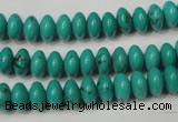 CNT361 15.5 inches 5*8mm rondelle turquoise beads wholesale