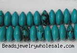 CNT364 15.5 inches 5*12mm rondelle turquoise beads wholesale