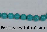 CNT38 16 inches 3mm round turquoise beads wholesale