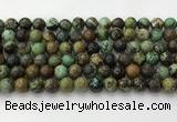 CNT411 15.5 inches 8mm round natural turquoise beads wholesale