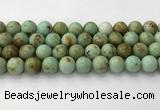 CNT419 15.5 inches 12mm round mongolian turquoise beads wholesale