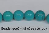 CNT42 16 inches 10mm round turquoise beads wholesale