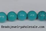 CNT43 16 inches 12mm round turquoise beads wholesale