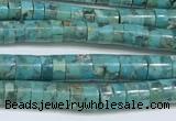 CNT528 15.5 inches 4mm - 4.5mm heishi turquoise gemstone beads