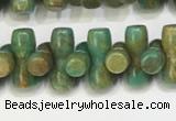 CNT536 15.5 inches 3*9mm turquoise gemstone beads