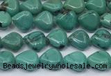 CNT545 15.5 inches 6mm triangle turquoise gemstone beads