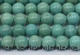 CNT573 15.5 inches 5mm round turquoise gemstone beads