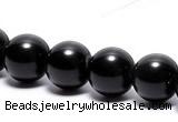 COB02 15 inches 8mm round black obsidian gemstone beads wholesale