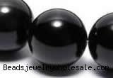 COB06 16 inches 16mm round black obsidian gemstone beads wholesale