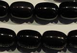 COB464 15.5 inches 13*18mm drum black obsidian beads wholesale