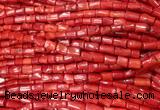 COBS03 15 inches 6*10 - 10*14mm irregular red coral beads wholesale COBS03 15 inches 6*10 - 10*14mm irregular red coral beads wholesale