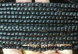COBS17 15 inches 3*4mm heishi black coral beads wholesale COBS17 15 inches 3*4mm heishi black coral beads wholesale