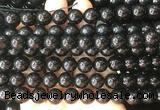 COBS21 15 inches 9mm round black coral beads wholesale COBS21 15 inches 9mm round black coral beads wholesale