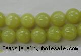 COJ104 15.5 inches 10mm round olive jade beads wholesale