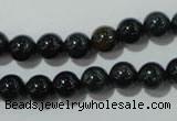 COJ302 15.5 inches 8mm round Indian bloodstone beads wholesale