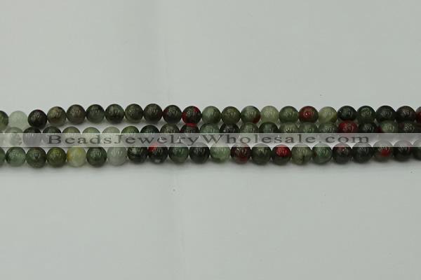 COJ451 15.5 inches 6mm round blood jasper beads wholesale