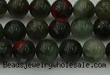 COJ452 15.5 inches 8mm round blood jasper beads wholesale