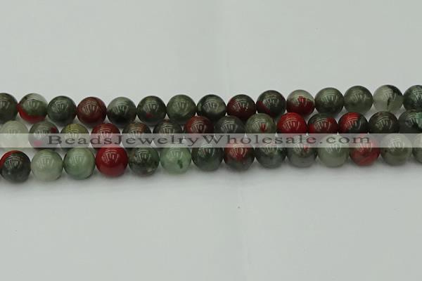 COJ454 15.5 inches 12mm round blood jasper beads wholesale