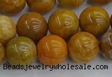 COJ603 15.5 inches 10mm round orpiment jasper beads wholesale