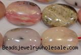 COP1026 15.5 inches 18*25mm oval natural pink opal gemstone beads