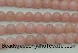 COP1211 15.5 inches 6mm round Chinese pink opal gemstone beads