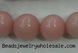 COP1217 15.5 inches 18mm round Chinese pink opal gemstone beads