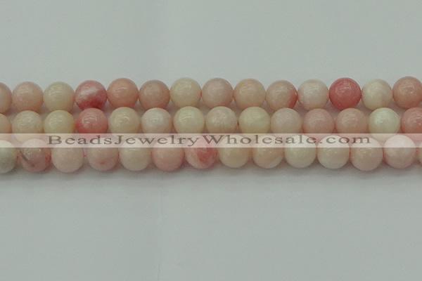 COP1228 15.5 inches 10mm round Chinese pink opal beads wholesale