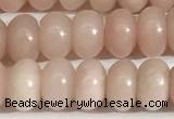 COP1238 15.5 inches 5*8mm rondelle Chinese pink opal beads