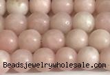 COP1241 15.5 inches 6mm round Chinese pink opal beads