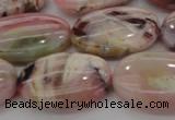 COP1277 15.5 inches 18*25mm oval natural pink opal gemstone beads