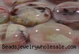 COP1278 15.5 inches 20*30mm oval natural pink opal gemstone beads