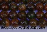 COP1362 15.5 inches 8mm round African green opal beads wholesale