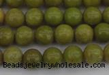 COP1401 15.5 inches 6mm round yellow opal gemstone beads