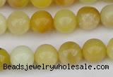 COP1427 15.5 inches 8mm round yellow opal beads wholesale