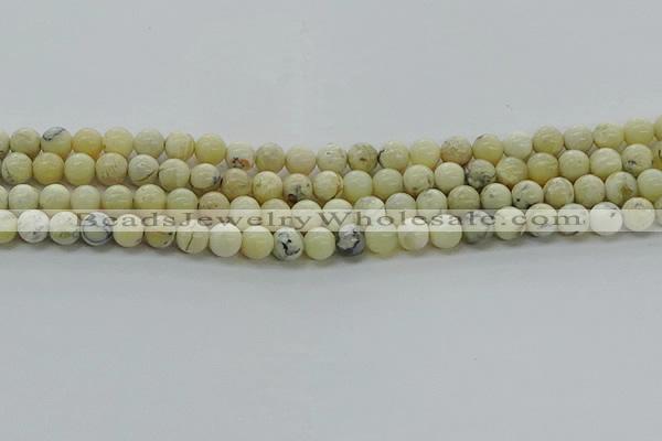 COP1461 15.5 inches 6mm round African opal gemstone beads