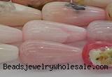 COP1490 15.5 inches 8*20mm teardrop natural pink opal beads