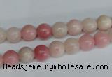 COP152 15.5 inches 8mm round pink opal gemstone beads wholesale