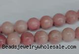 COP153 15.5 inches 10mm round pink opal gemstone beads wholesale