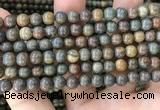 COP1579 15.5 inches 6mm round Australia brown green opal beads