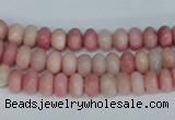 COP158 15.5 inches 4*6mm rondelle pink opal gemstone beads wholesale