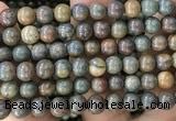 COP1582 15.5 inches 12mm round Australia brown green opal beads