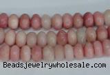 COP159 15.5 inches 5*8mm rondelle pink opal gemstone beads wholesale