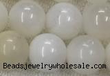 COP1590 15.5 inches 10mm round white opal gemstone beads