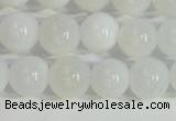 COP1615 15.5 inches 6mm round white opal gemstone beads