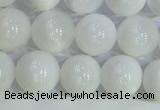 COP1616 15.5 inches 8mm round white opal gemstone beads