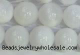 COP1617 15.5 inches 10mm round white opal gemstone beads