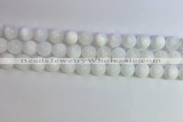 COP1617 15.5 inches 10mm round white opal gemstone beads