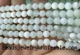 COP1635 15.5 inches 6mm round natural green opal beads