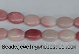 COP165 15.5 inches 10*14mm oval pink opal gemstone beads wholesale