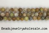 COP1672 15.5 inches 10mm round yellow opal gemstone beads